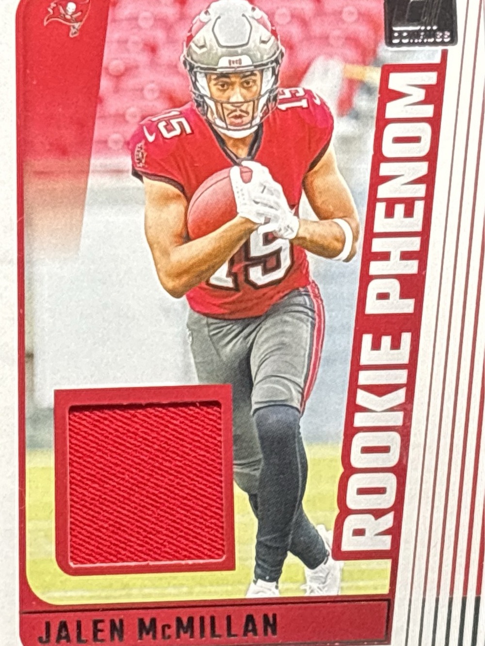 Panini Jalen McMillan Rookie Phenom Memorabilia Football Trading Card